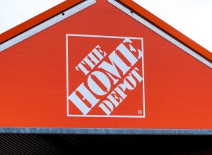 sign for home depot