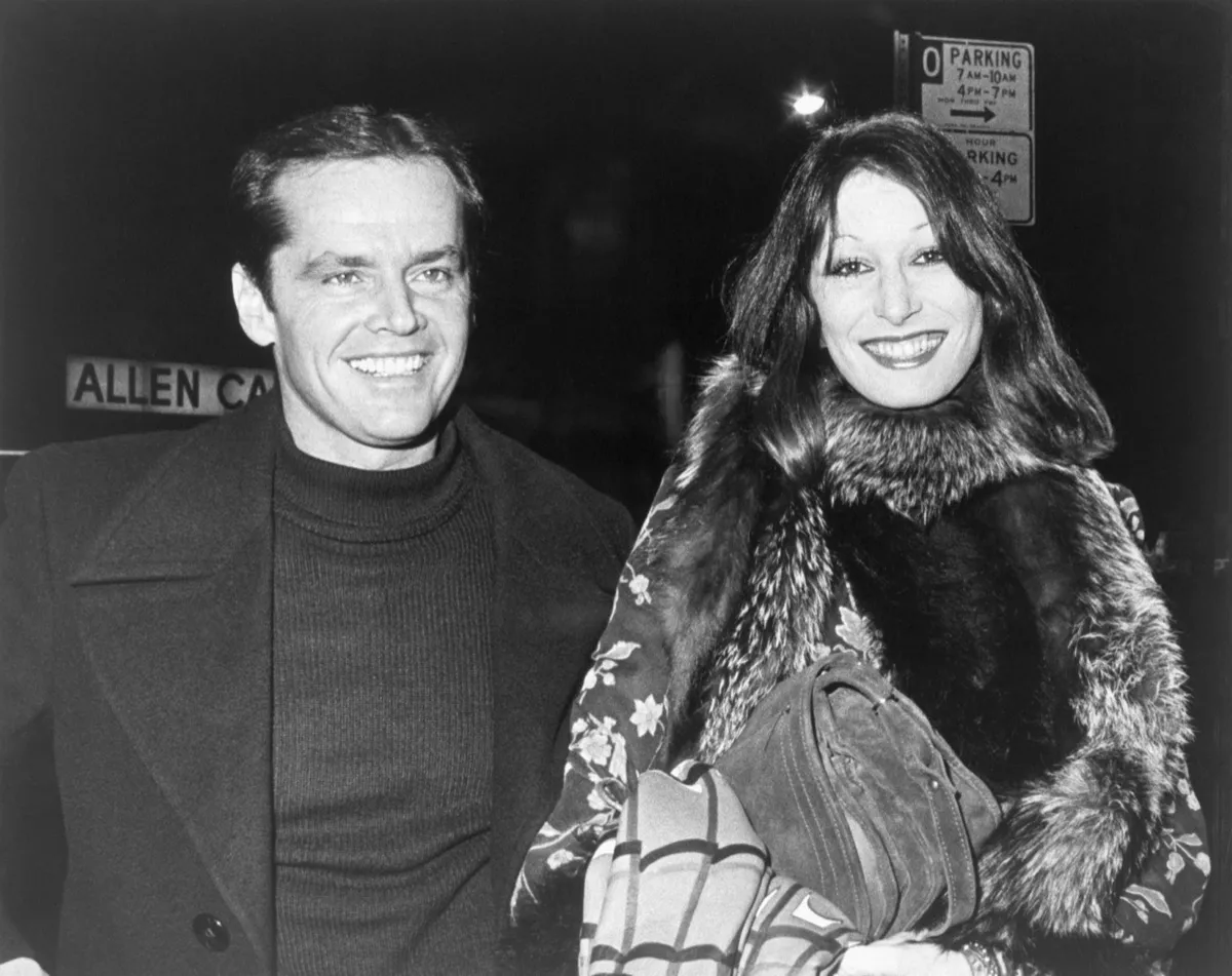 Jack Nicholson and Anjelica Huston in 1974