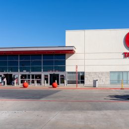 Target Storefront and Parking Lot