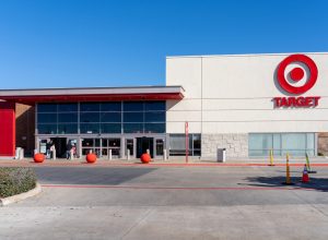 Target Storefront and Parking Lot