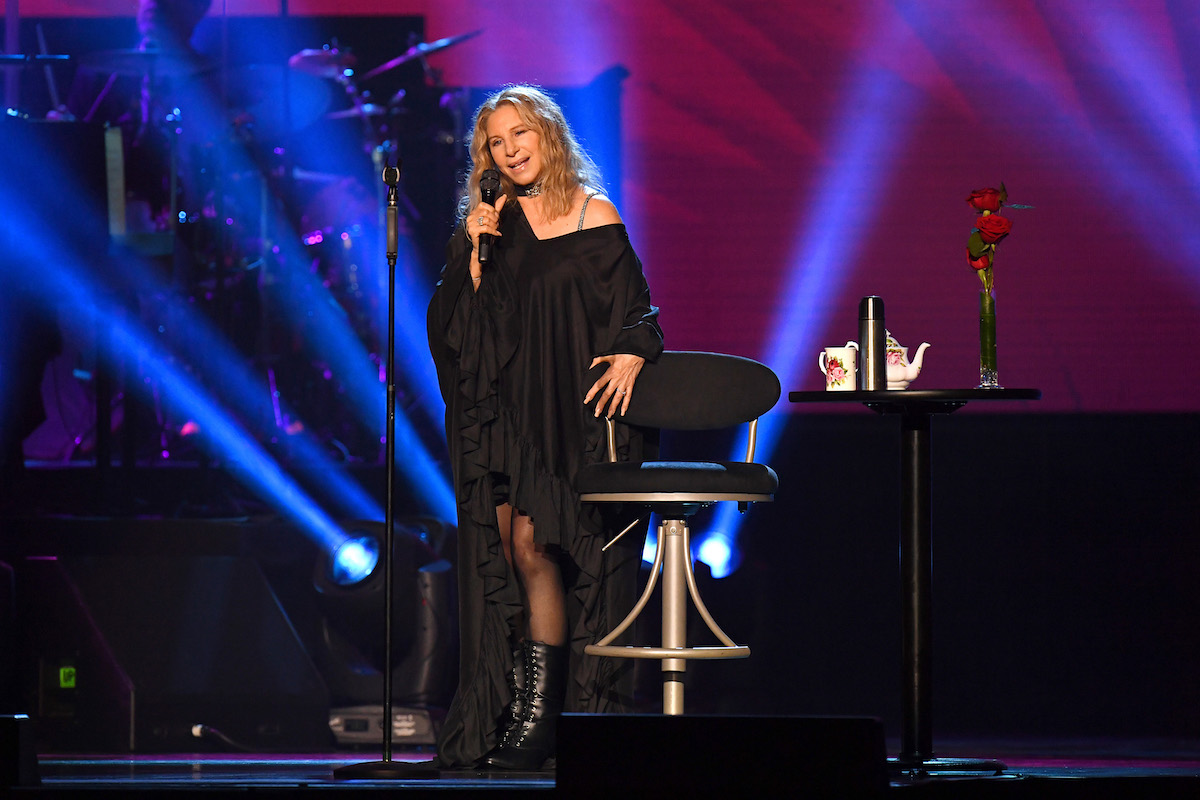 Barbra Streisand performing in Chicago in 2019