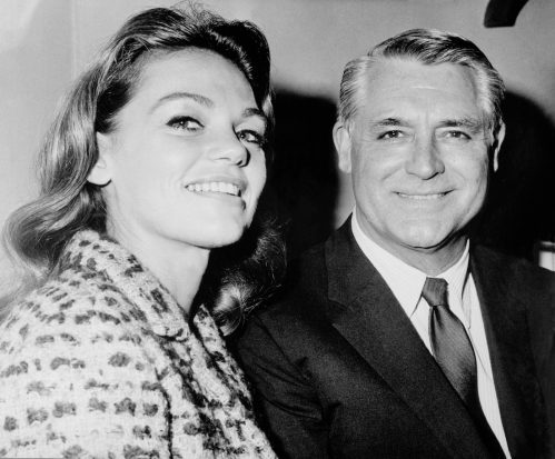 Dyan Cannon and Cary Grant in London in 1966