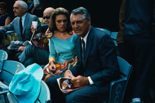Dyan Cannon and Cary Grant at the 1967 World Series