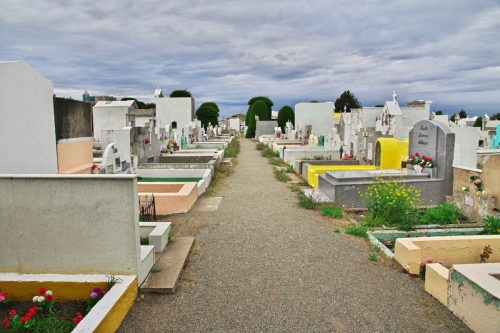 The old cemetery in Punta Arenas, Patagonia, Chile