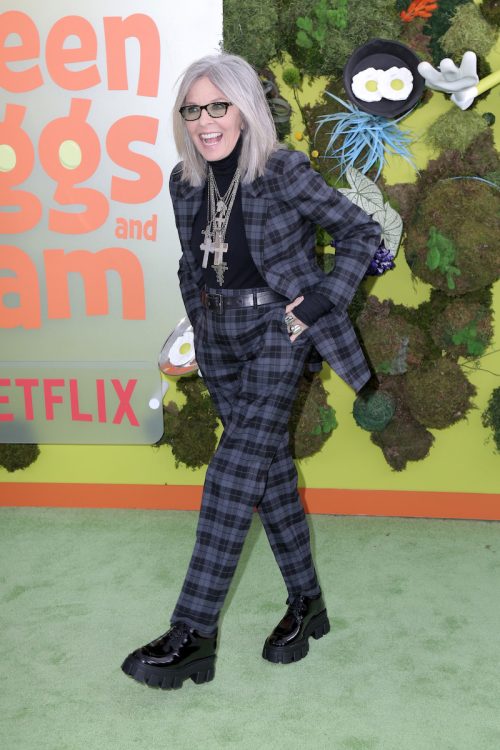 Diane Keaton at the "Green Eggs and Ham" premiere in 2019
