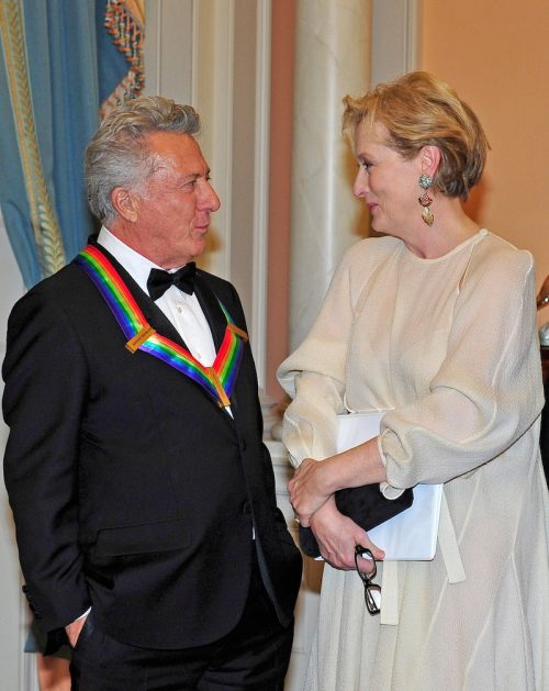 Dustin Hoffman and Meryl Streep at the 2012 Kennedy Center Honors dinner