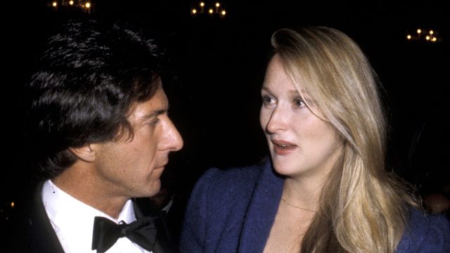 Dustin Hoffman and Meryl Streep at the premiere of "Kramer vs. Kramer" in 1979