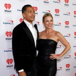 T.J. Holmes and Amy Robach at the 2023 Jingle Ball
