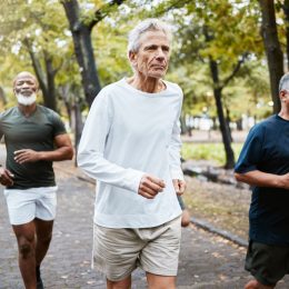 older men running