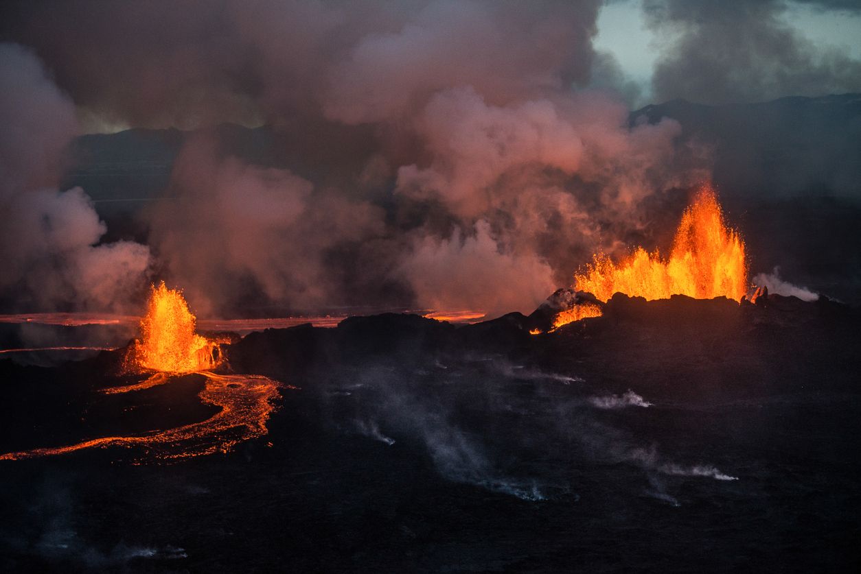 Iceland Volcano Blows With 