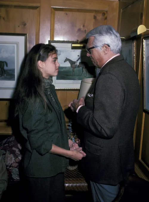 Jennifer Grant and Cary Grant at Fairfax Hotel in Washington, D.C. in 1981