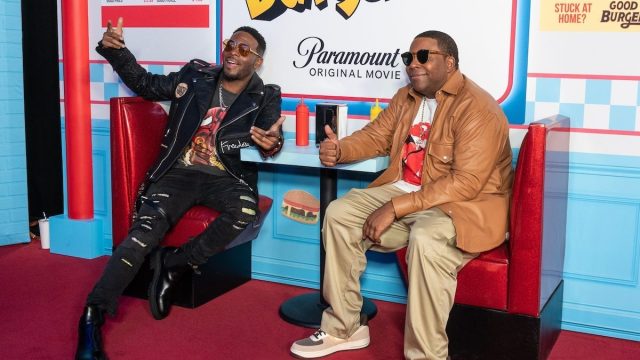 Kel Mitchell and Kenan Thompson at the premiere of "Good Burger 2" in November 2023