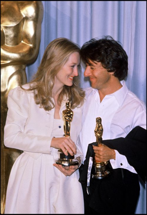 Meryl Streep and Dustin Hoffman at the 1980 Oscars