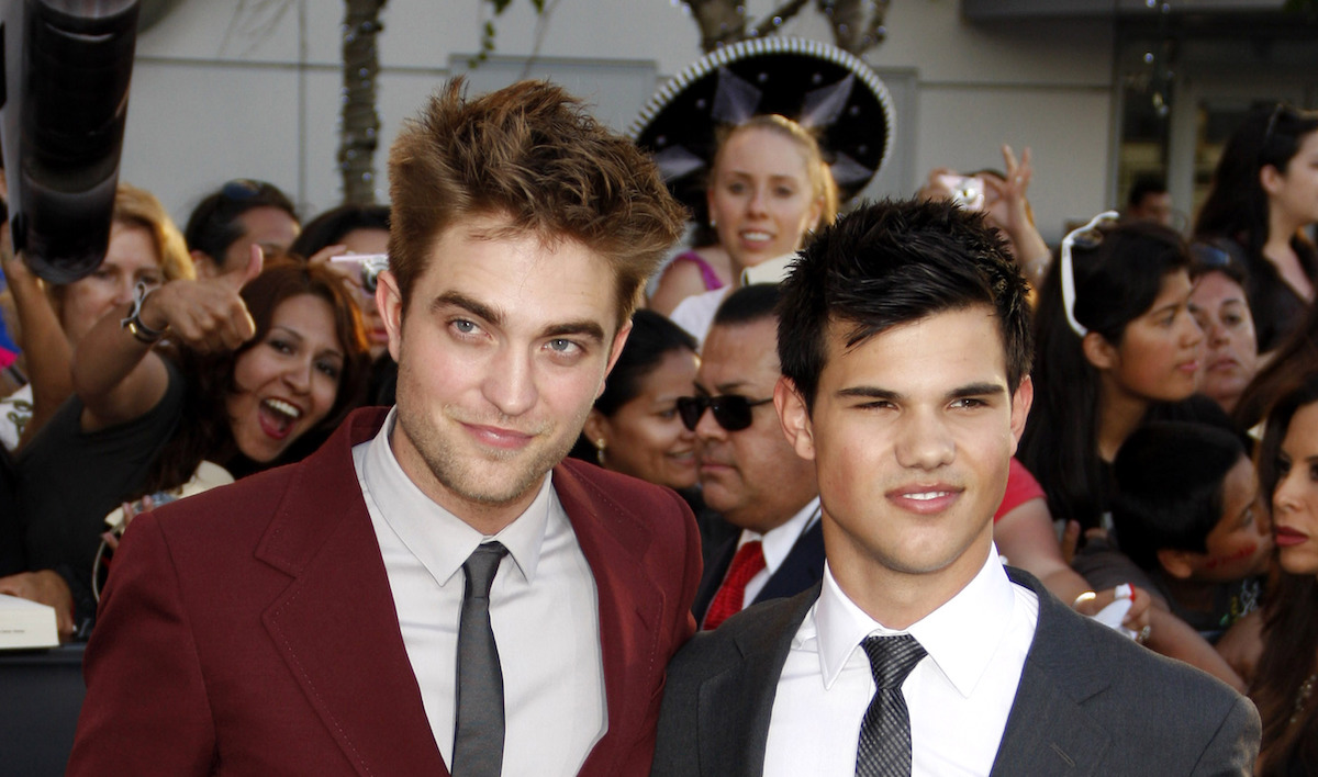 Robert Pattinson and Taylor Lautner at the premiere of "The Twilight Saga: Eclipse" in 2010