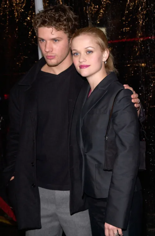 Ryan Phillippe and Reese Witherspoon at the premiere of "Antitrust" in 2001