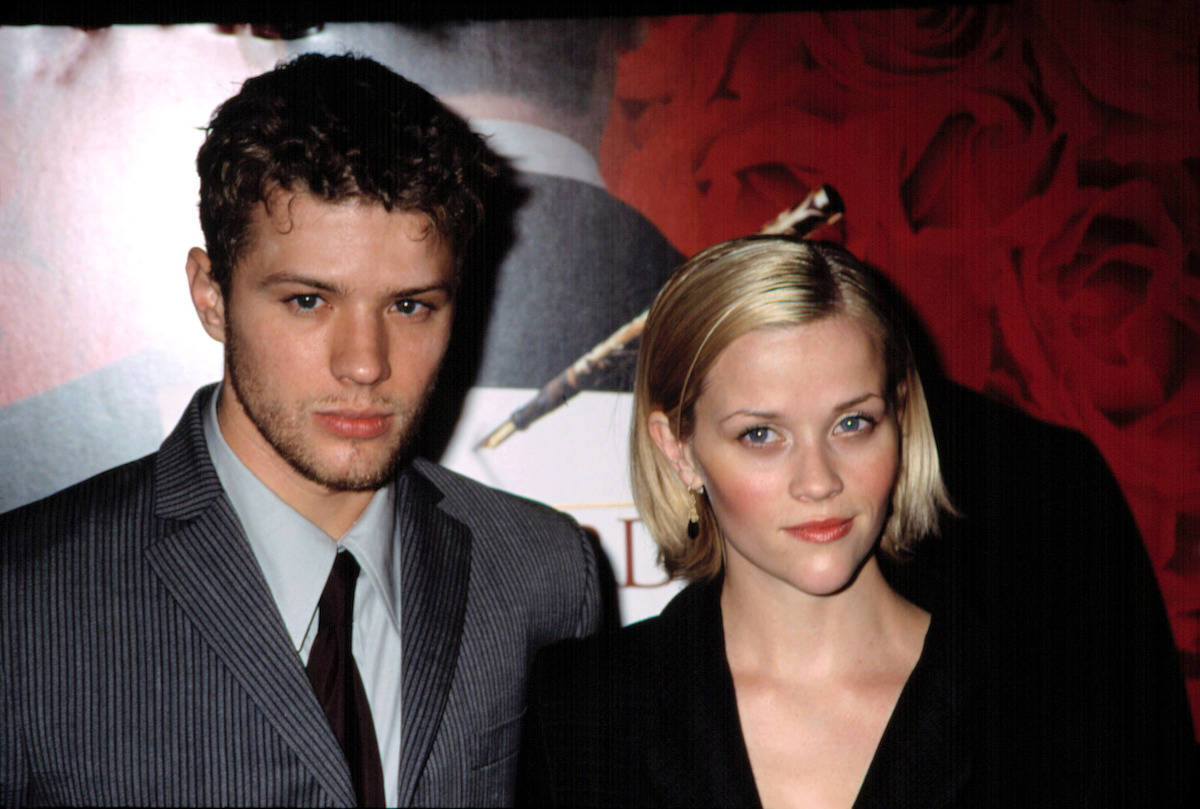 Ryan Phillippe and Reese Witherspoon at the premiere of "Gosford Park" in 2001