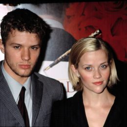 Ryan Phillippe and Reese Witherspoon at the premiere of "Gosford Park" in 2001