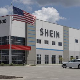 Whitestown - July 30, 2023: SHEIN e-commerce distribution center. SHEIN is one of the largest fashion and accessory retailers in the world.