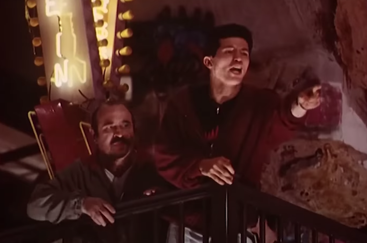 Bob Hoskins and John Leguizamo in "Super Mario Bros."