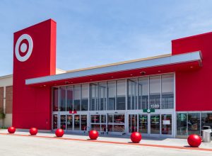 Lancaster, PA, USA - May 2, 2018: Target, an American retailer of consumer clothing, electronics, health, beauty, food, groceries and other general merchandise, new store in Lancaster.