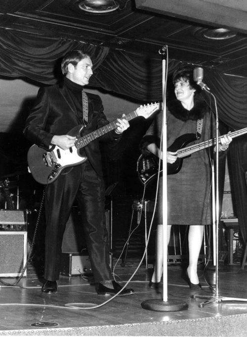 Willie Nelson and Shirley Collie performing in 1961