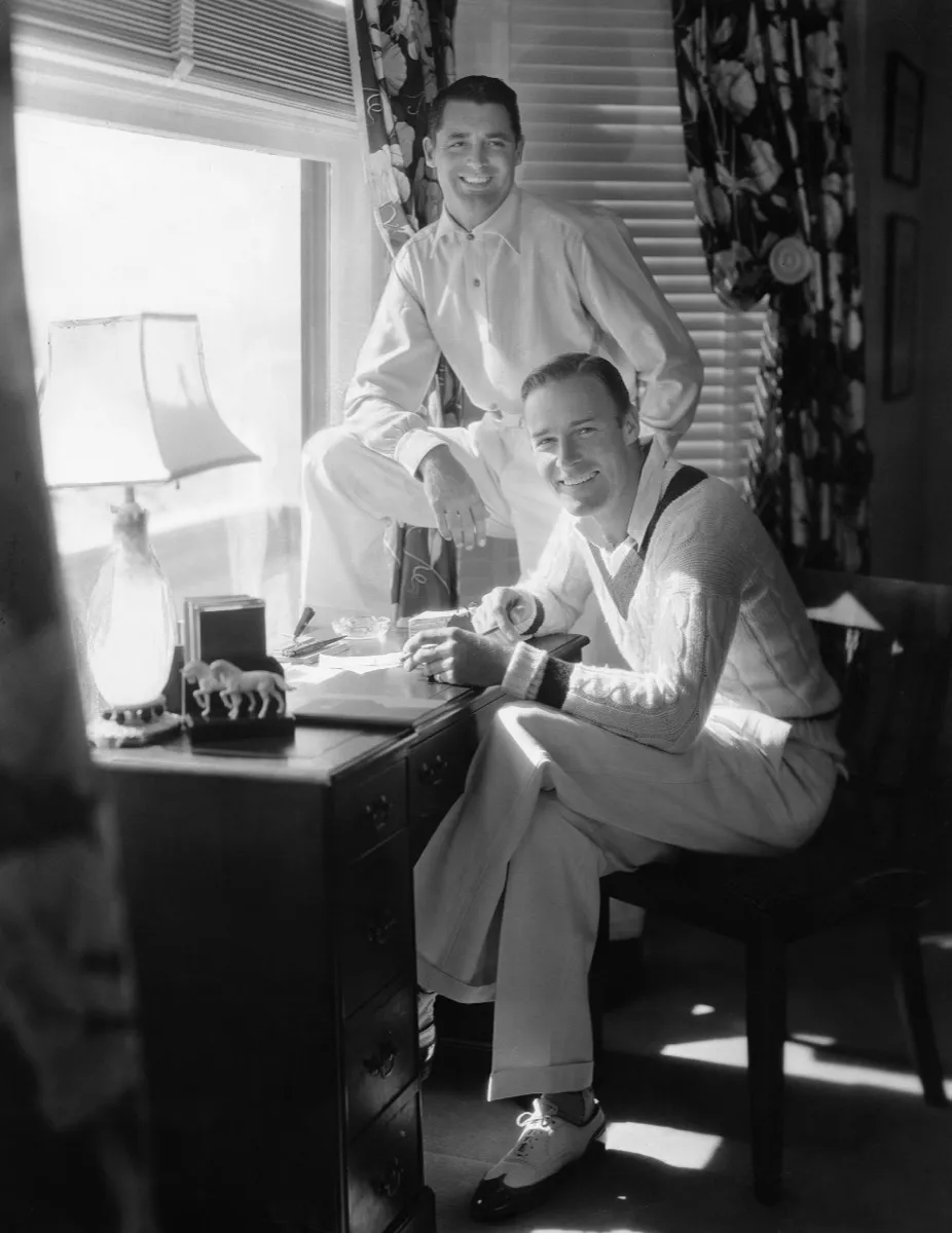 Cary Grant and Randolph Scott at home