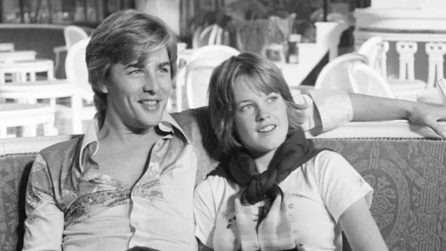 Don Johnson and Melanie Griffith in 1975