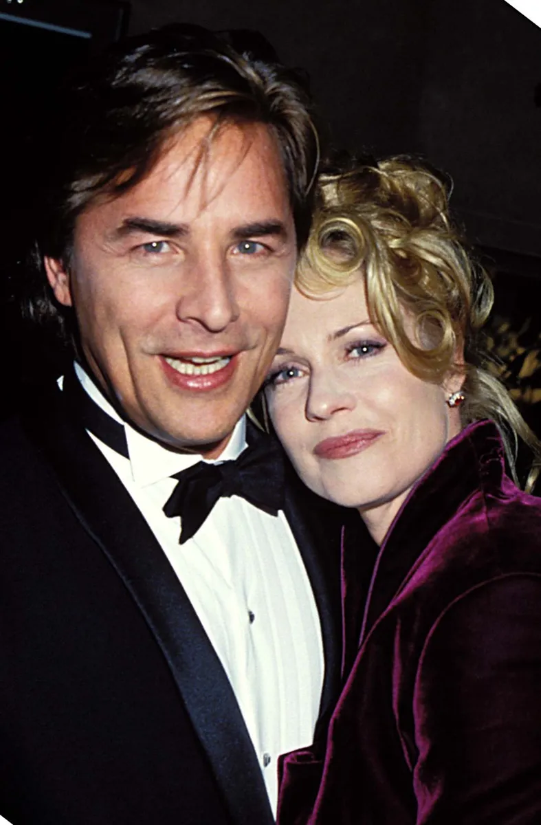 Don Johnson and Melanie Griffith in 1995