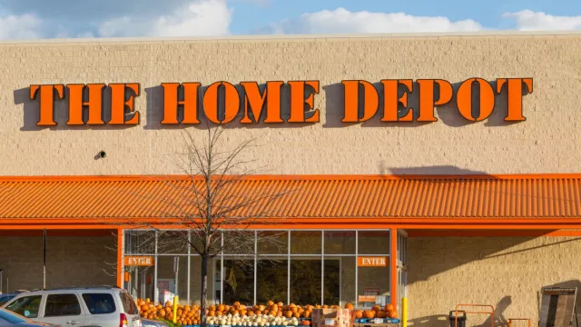 Home Depot Outside of Store