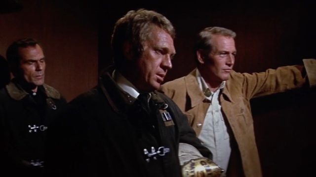 Steve McQueen and Paul Newman in Towering Inferno