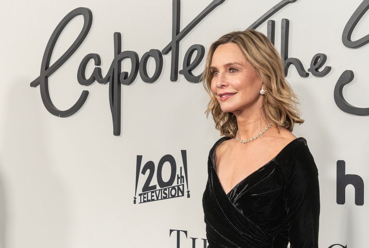 Calista Flockhart at the premiere of "Feud: Capote vs. The Swans" in January 2023