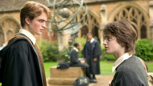 Robert Pattinson and Daniel Radcliffe in Harry Potter and the Goblet of Fire