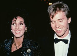 Cher and Val Kilmer at a 1982 Tony Awards after party