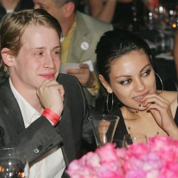 Macaulay Culkin and Mila Kunis at a charity event in 2005