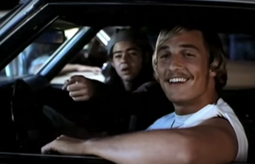 Rory Cochrane and Matthew McConaughey in "Dazed and Confused"