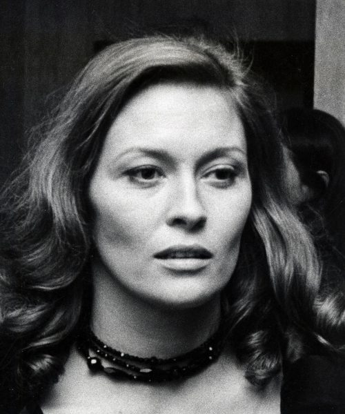 Faye Dunaway at the premiere party for "The Towering Inferno" in 1974