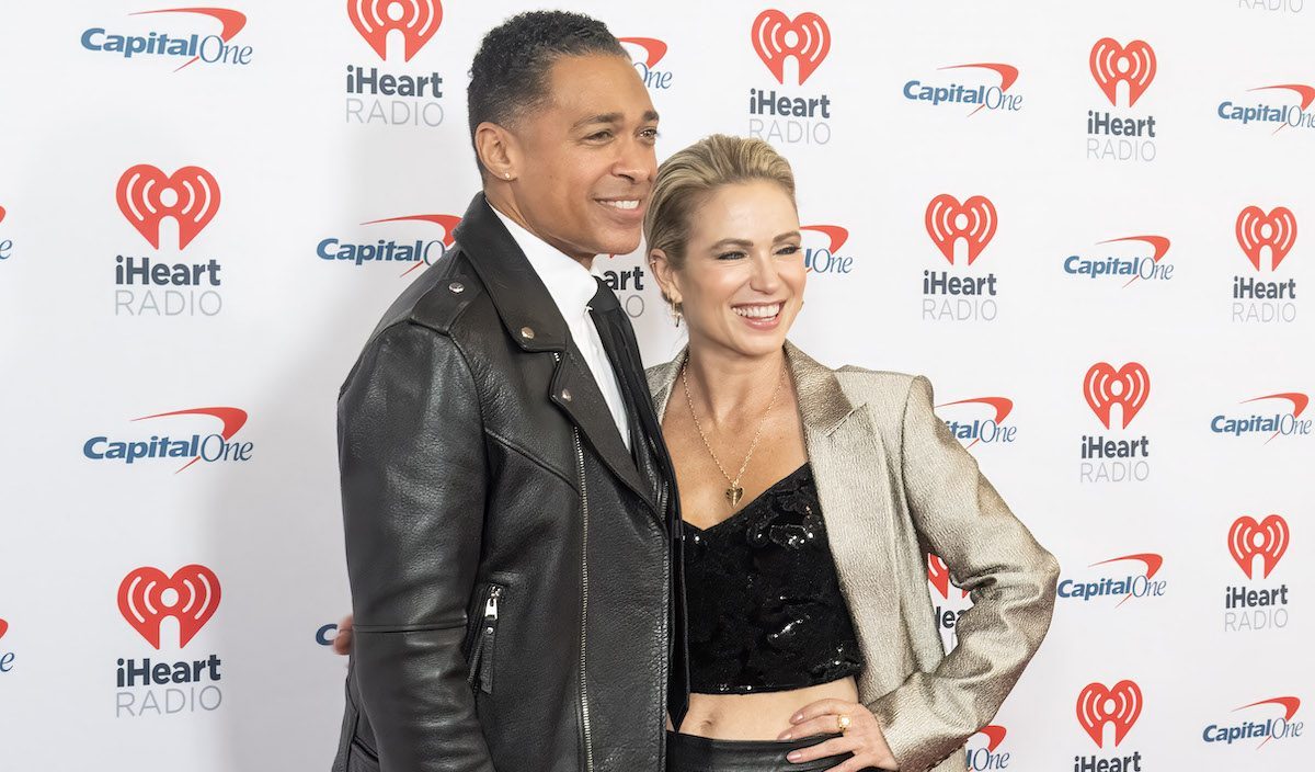 T.J. Holmes and Amy Robach at iHeartRadio z100's Jingle Ball 2023