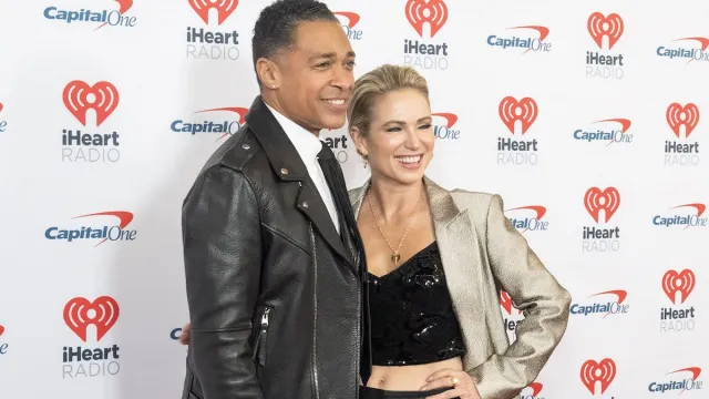 T.J. Holmes and Amy Robach at iHeartRadio z100's Jingle Ball 2023