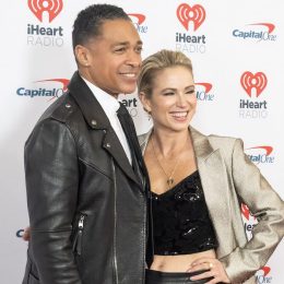 T.J. Holmes and Amy Robach at iHeartRadio z100's Jingle Ball 2023