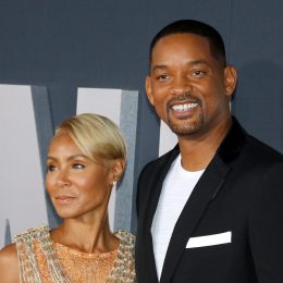 Jada Pinkett Smith and Will Smith at the premiere of "Gemini Man" in 2019
