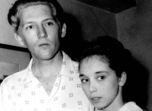 Jerry Lee Lewis and Myra Williams in 1958