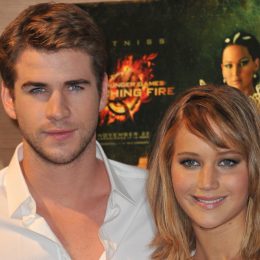 Liam Hemsworth and Jennifer Lawrence at the 2013 Cannes Film Festival