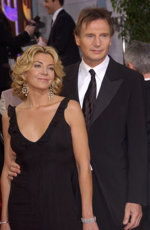 Natasha Richardson and Liam Neeson at the 2005 Golden Globes