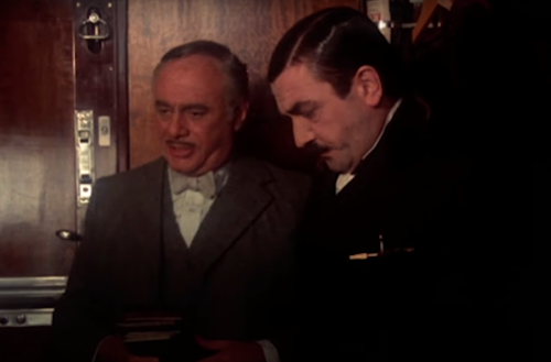 A screenshot from "Murder on the Oriente Express" (1974)