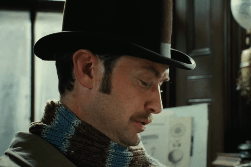 Jude Law in "Sherlock Holmes: A Game of Shadows"