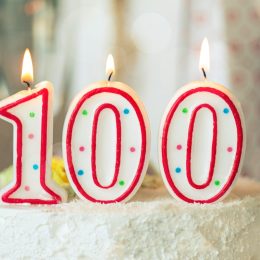 birthday cake for someone turning 100