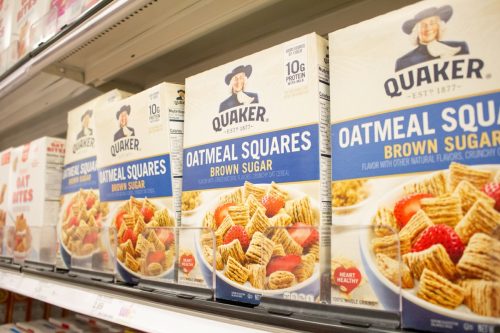 quaker squares cereal