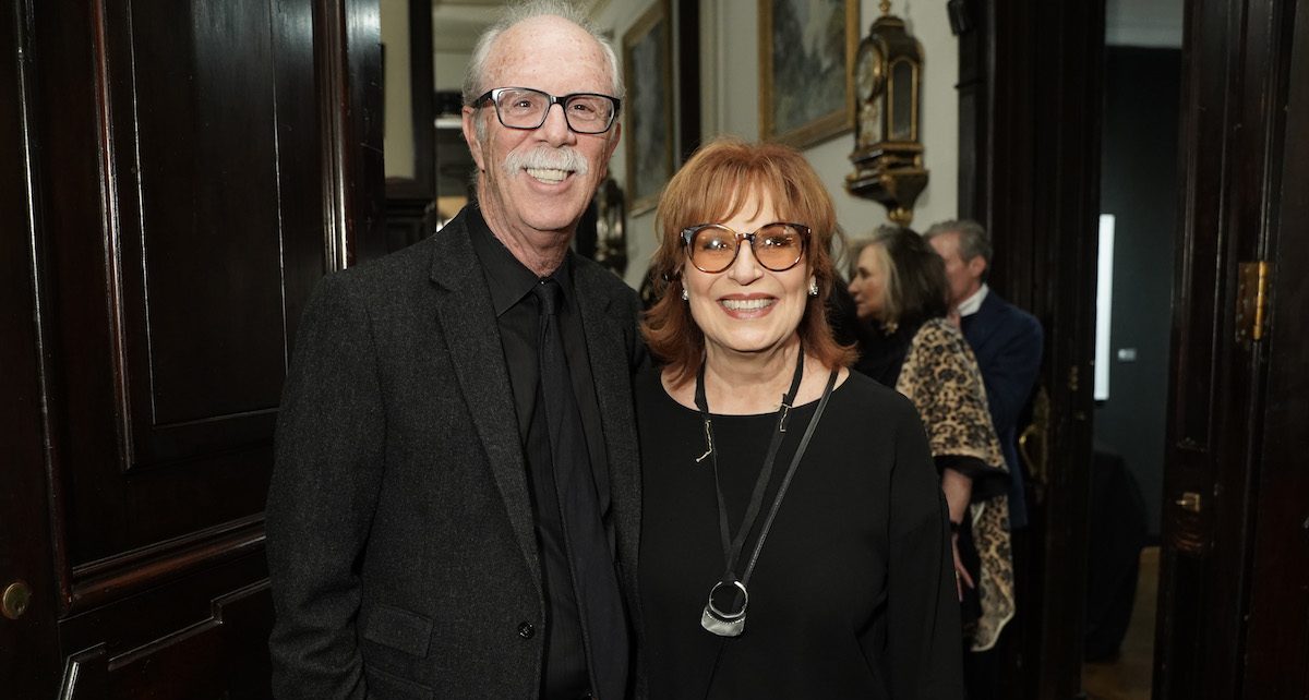 Steve Janowitz and Joy Behar at The National Arts Club in 2019