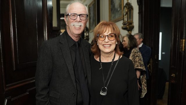 Steve Janowitz and Joy Behar at The National Arts Club in 2019