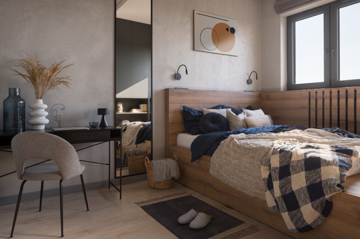 small bedroom ideas - stylish small bedroom